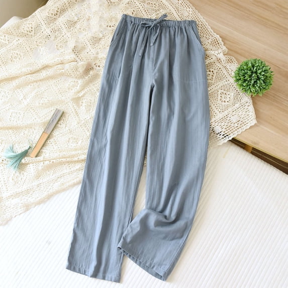 Kakii Mens Pajama Pants, Lightweight Soft Lounge Pant with Pockets Sleep Pj Bottoms for Men