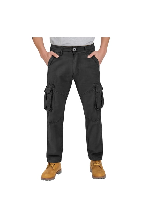 Mens Straight-Fit Stretch Cargo Pant