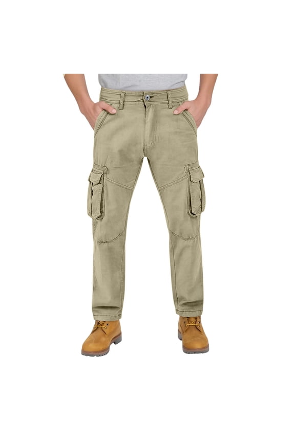 Mens Straight-Fit Stretch Cargo Pant