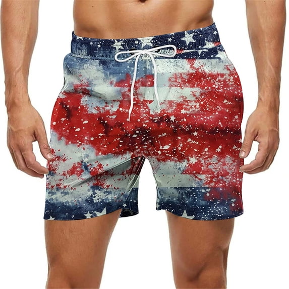 Kakii Mens Swim Trunks 5 Inch Compression Liner Beach Swim Shorts Bathing Suit Quick Dry 4-Way Stretch Pockets