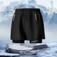 thumbnail image 1 of Kakii Mens Swimming Trunks with Compression Liner 2-in-1 Swim Trunks Stretch Quick Dry Swim Shorts, 1 of 5