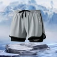 thumbnail image 1 of Kakii Mens Swimming Trunks with Compression Liner 2-in-1 Swim Trunks Stretch Quick Dry Swim Shorts, 1 of 2