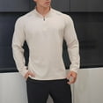 thumbnail image 1 of Kakii Quarter Zip Pullover Men Moisture Wicking Performance Heather Midlayer Golf 1/4 Zip Pullover Mens Sweatshirt, 1 of 7