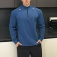 thumbnail image 1 of Kakii Quarter Zip Pullover Men Moisture Wicking Performance Heather Midlayer Golf 1/4 Zip Pullover Mens Sweatshirt, 1 of 5