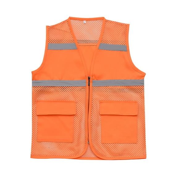 Kakii Safety Vest - High Visibility with Reflective Straps and Pockets – Premium, Soft, Durable, and Breathable