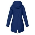 thumbnail image 1 of Kakina CMSX Casual Womens Jackets and Coats Clearance Plus Size Raincoat Women Waterproof Long Hooded Trench Coats Lined Windbreaker Travel Jacket Outdoor Hooded Jackets, 1 of 4
