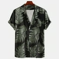 thumbnail image 1 of KIHOUT Summer Shirts for Men Men's Fashion Casual and Comfortable Short-sleeved Single-breasted Shirt Top, 1 of 3