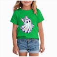 thumbnail image 1 of Kakishop Halloween Boo Shirts for Girl Funny Halloween Ghost Tshirts Fall Spooky Print Gift Top, 5-6 Years, 1 of 5
