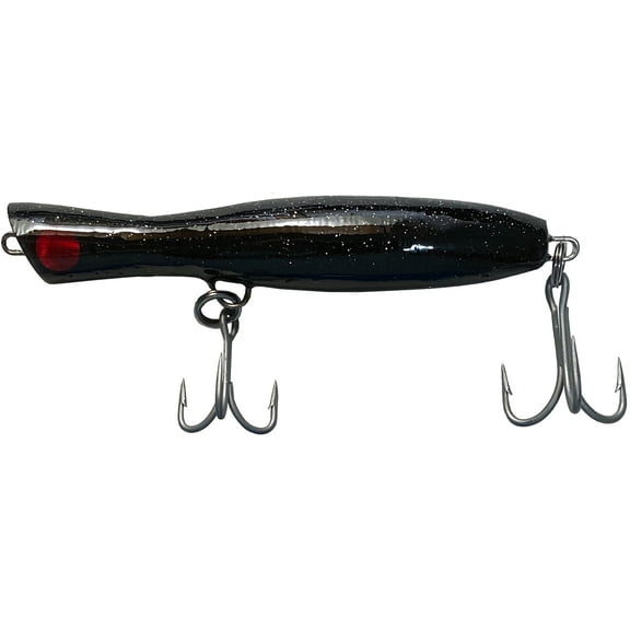 Kaku World Record Auntie Sharon Black Saltwater Lure - Multi-Colored Hard Bait
