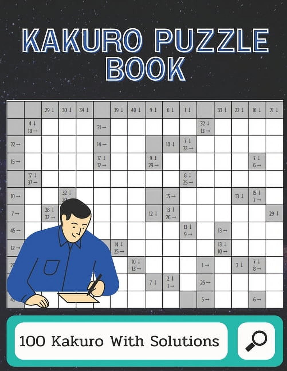 Kakuro Puzzle Book : Keep Your Brain Young (Large Print Puzzles) (Paperback) - Walmart.com kakuro-puzzle-book-keep-your-brain-young-large-print-puzzles-paperback-walmart-com