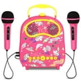 thumbnail image 1 of Kakutoy Kids Karaoke Machine with 2 Microphones for Girls Children Singing Machine Toddler Karaoke Music Toy for Birthday, 1 of 7