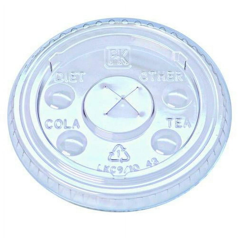 Kal-Clear/Nexclear Drink Cup Lids, Straw X-Slot, Fits 9 to 10 oz Cold Cups, Clear, 2,500/Carton Kal-Clear/Nexclear Drink Cup Lids, Straw X-Slot, Fits 9 to 10 oz Cold Cups, Clear, 2,500/Carton