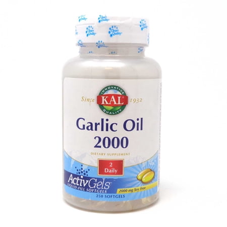 Kal Garlic Oil 2000 - 250 ActivGels Softgels