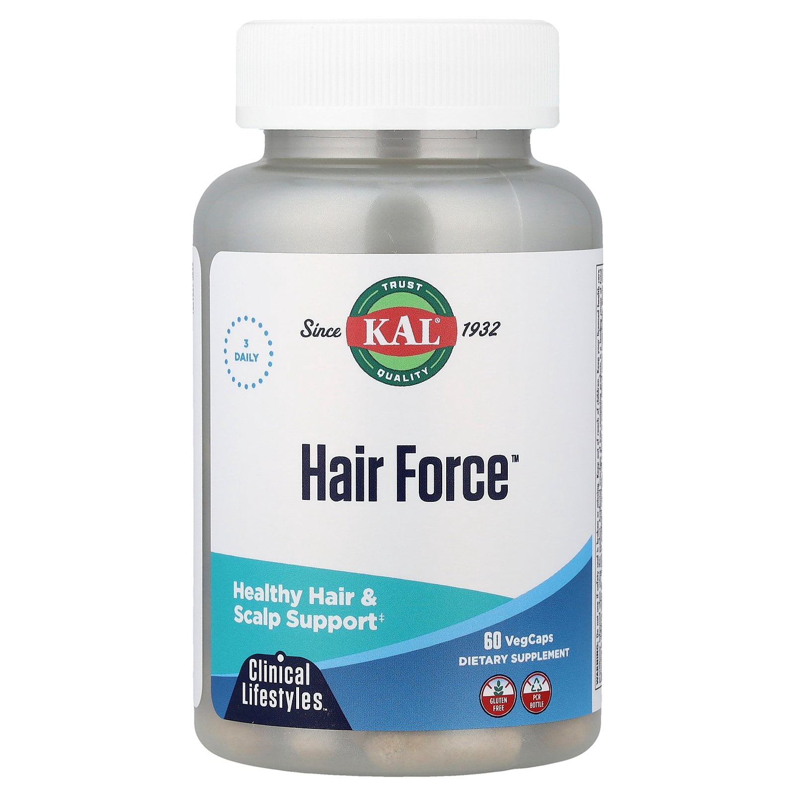 Nutraceutical Hair Force High Potency Biotin, Hair & Scalp Support 
