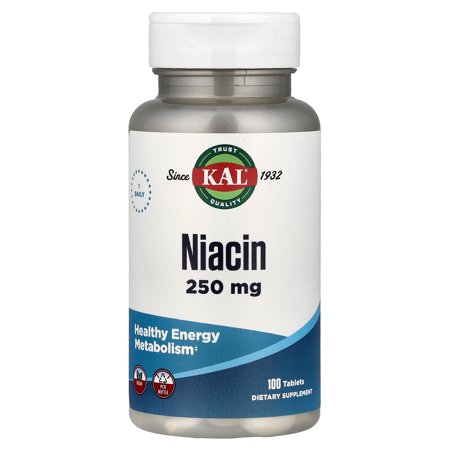 Kal - Niacin 250 mg. - 100 Tablets