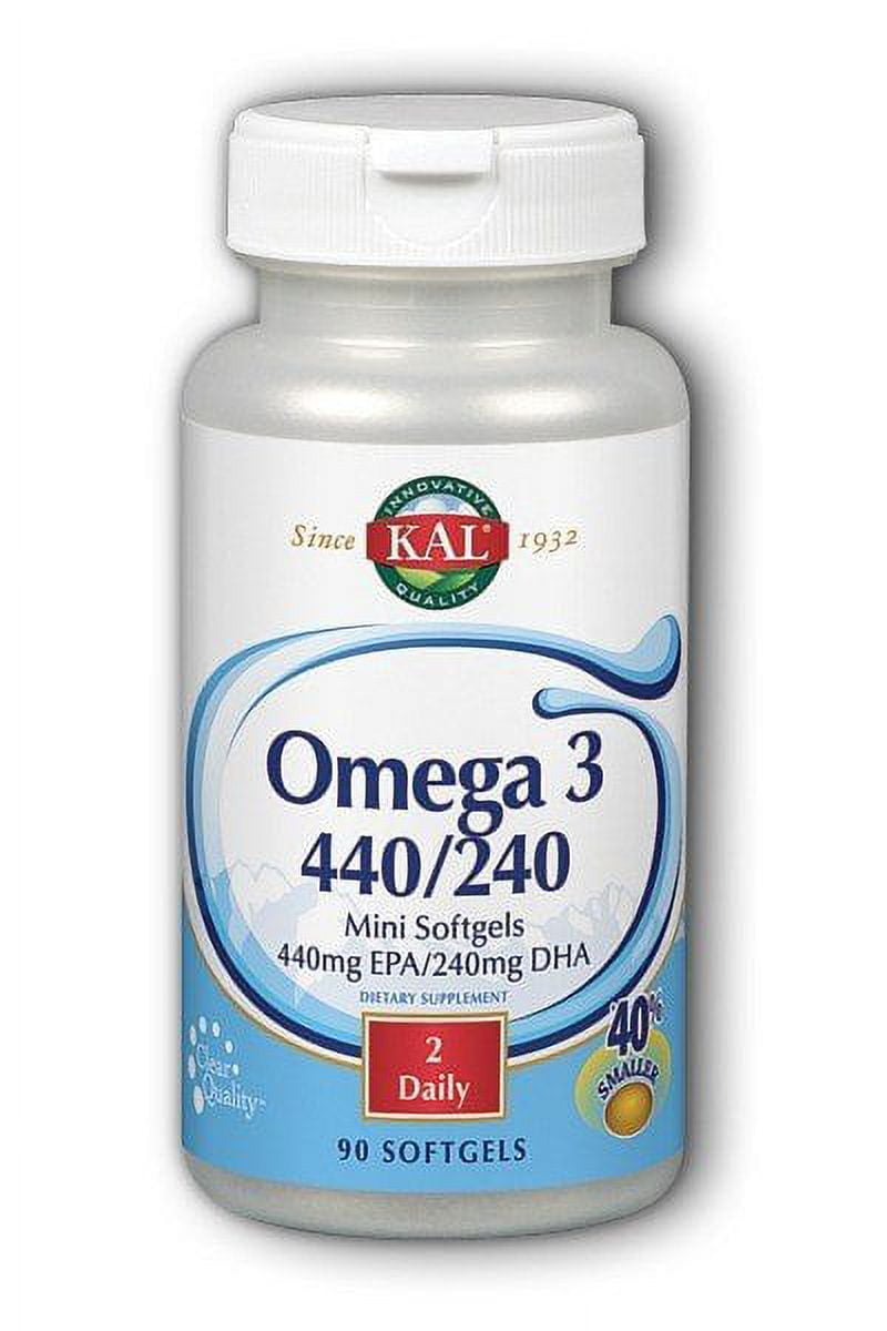 Kal - Omega 3 440/240 - 90 Mini Softgel(s) - Walmart.com