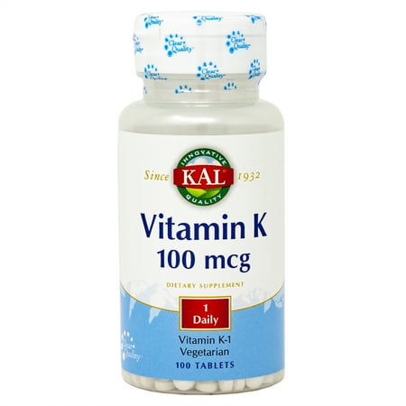 Kal Vitamin K 100mcg 100 Tablet