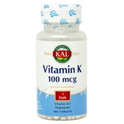 Kal Vitamin K 100mcg 100 Tablet