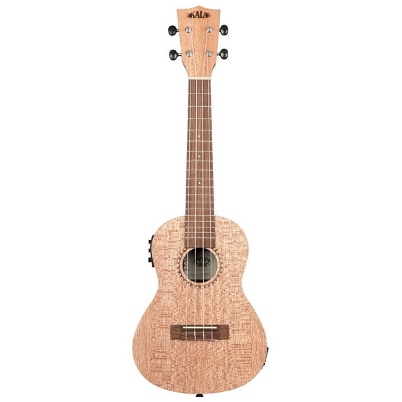 Kala Brand Music Co. KA-20 Collection, 4-String Ukulele, Right, Natural, Concert (KA-20CE)
