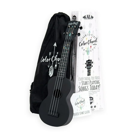 Kala Brand Music Co. Official Learn to Play Series Color Chord® Ukulele with Case, Tuner app, and Booklet