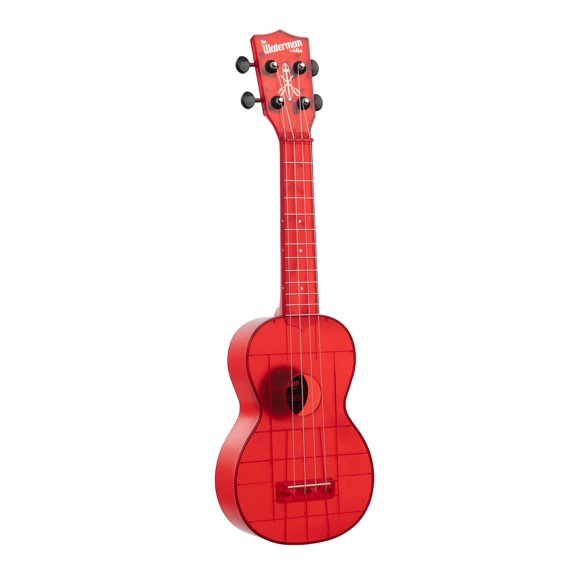 Kala Brand Music Co. The Waterman Sea Glass Collection, 4-String Ukulele, Right, Maritime Red, Soprano (KA-WMT-RD-S)