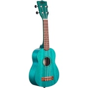 Kala Brand Music Co. WATER COLOR MERANTI SERIES SATIN OCEAN BLUE SOPRANO UKULELE KA-MRT-BLU-S