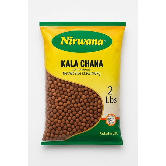 Kala Chana (Black Chickpeas)  Whole Dried Chana for Cooking | Protein-Rich Legume for Salads, Curries & Stews | Pantry Staple for Grocery