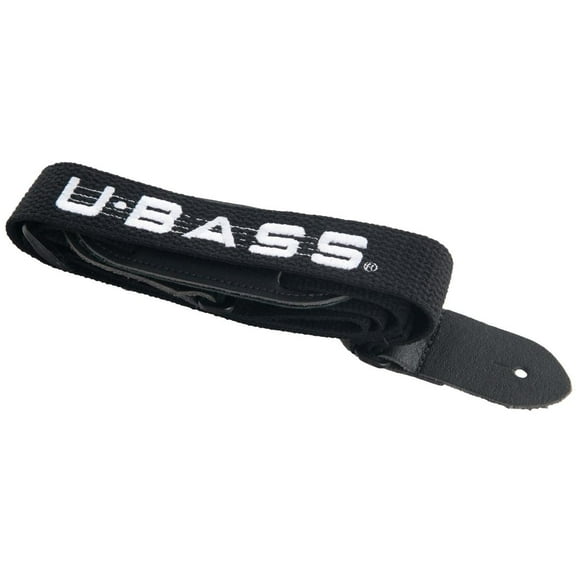 Kala Cloth U-Bass Strap with Embroidery, Black