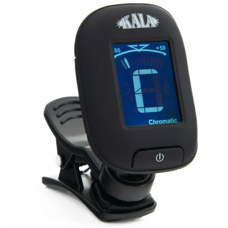 Kala Klipz Chromatic Clip-On Tuner for Guitar/Bass/Violin/Ukulele, Black