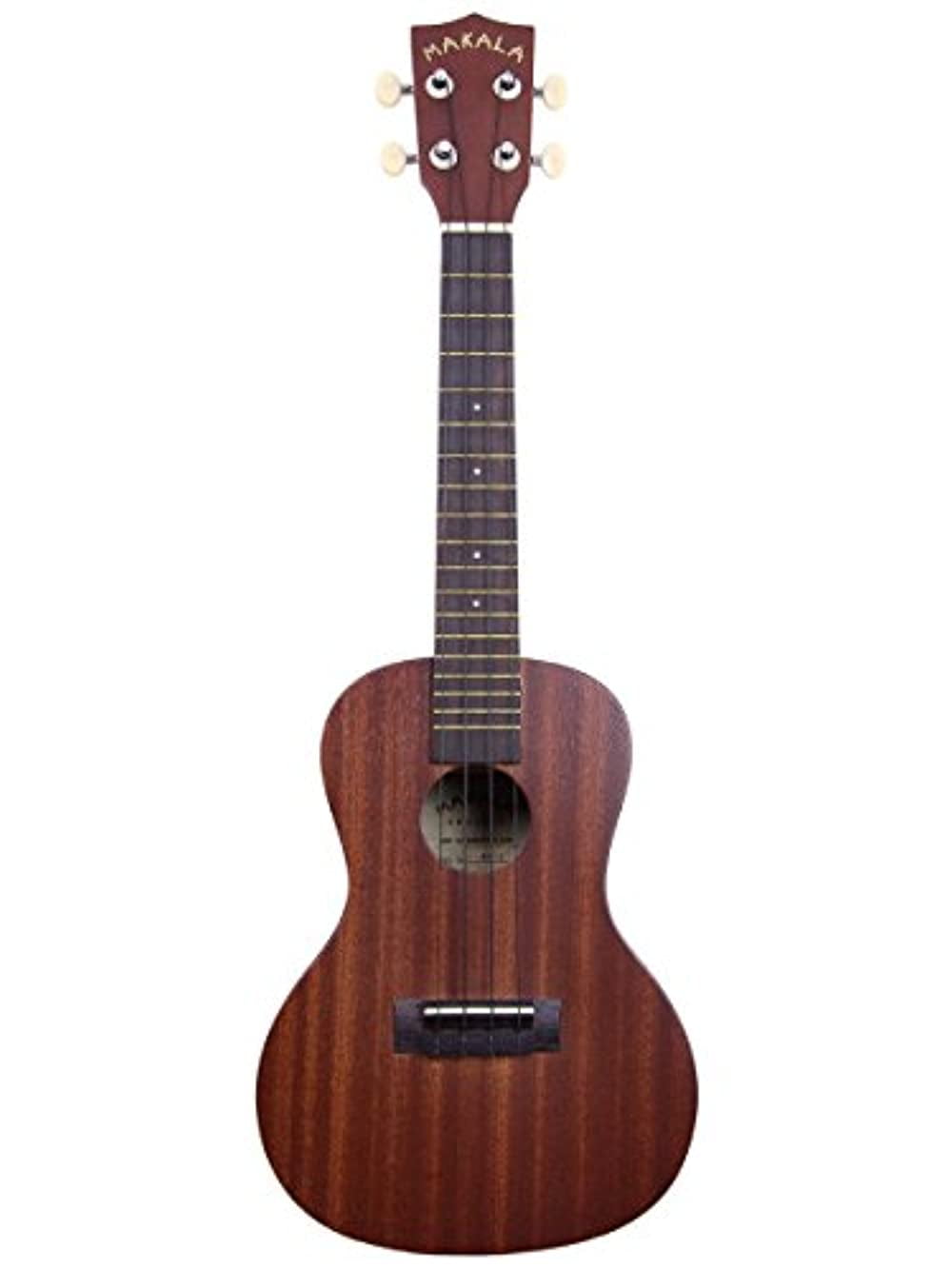 Kala MK-SD Makala Dolphin Soprano Ukulele - Light Blue Burst Bundle with Gig Bag, Tuner, Austin Bazaar Instructional DVD, and Polishing Cloth