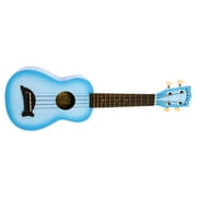 Kala Light Blue Burst Soprano Dolphin Ukulele 21 Inch Perfect for Beginners