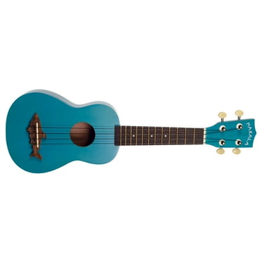 Kala Shark Soprano Ukulele Mako Blue