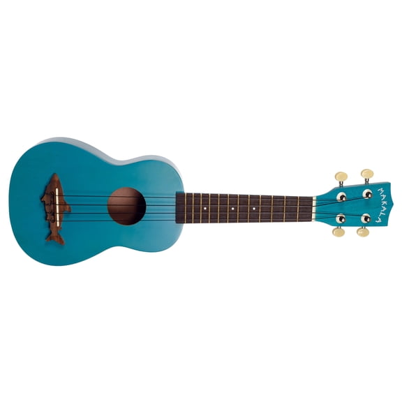 Kala Shark Soprano Ukulele Mako Blue