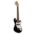 thumbnail image 1 of Kala Solid Body 5-String U Bass | Fretless | Jet Black, 1 of 2