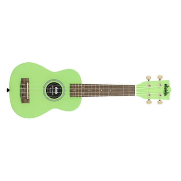 Kala Solid Color Ukadelic Soprano Ukulele (Grasshopper)