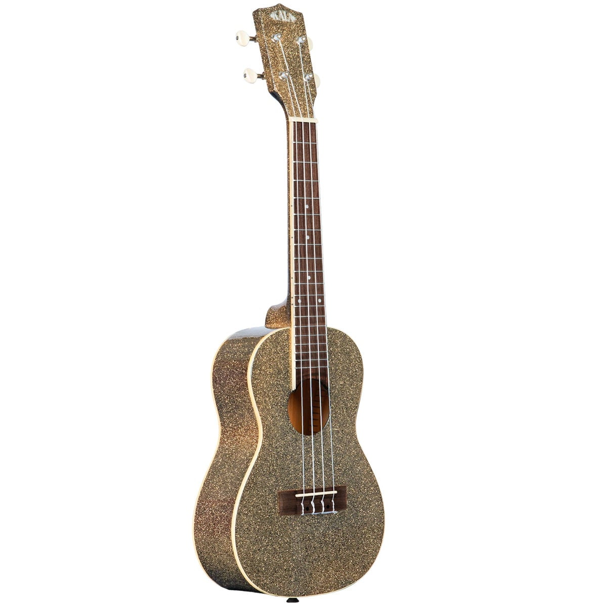 Kala Sparkle Series, Mahogany Concert Ukulele in Stardust Gold, KA-SPRK-GOLD
