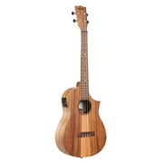 Kala Teak Tri-Top Baritone Acoustic-electric Ukulele - Natural