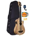 thumbnail image 1 of Kala UBASS-SP-MAPL-FS Spalted Maple Acoustic-Electric U-Bass Bundle with Case, Tuner, Austin Bazaar Instructional DVD, and Polishing Cloth, 1 of 5
