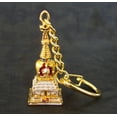 thumbnail image 1 of Kalachakra Stupa Keychain Amulet, 1 of 1