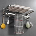 thumbnail image 1 of Kalageen Rust Resistant Hooks Towel Racks for Bathroom, Silver, 1 of 7