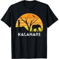 thumbnail image 1 of Kalahari Desert Elephant Meerkat Sunset Safari Africa T-Shirt, 1 of 4