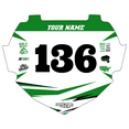 thumbnail image 1 of Kalair GFX Custom BMX Box Two Number Plate Decals - Personalize Your Racing Graphics with Your Name & Number, Multicolored Outstanding Designs, Fits Box Two Plates, Junior and Senior Sizes., 1 of 8