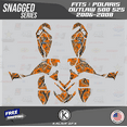 thumbnail image 1 of Kalair GFX Graphics Kit for Polaris OUTLAW500 (2006-2008) Snagged Series, 1 of 5