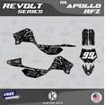 thumbnail image 1 of Kalair GFX Graphics Kit for Apollo RFZ X4-X6 X14-X19 (All Years) Revolt Series, 1 of 5