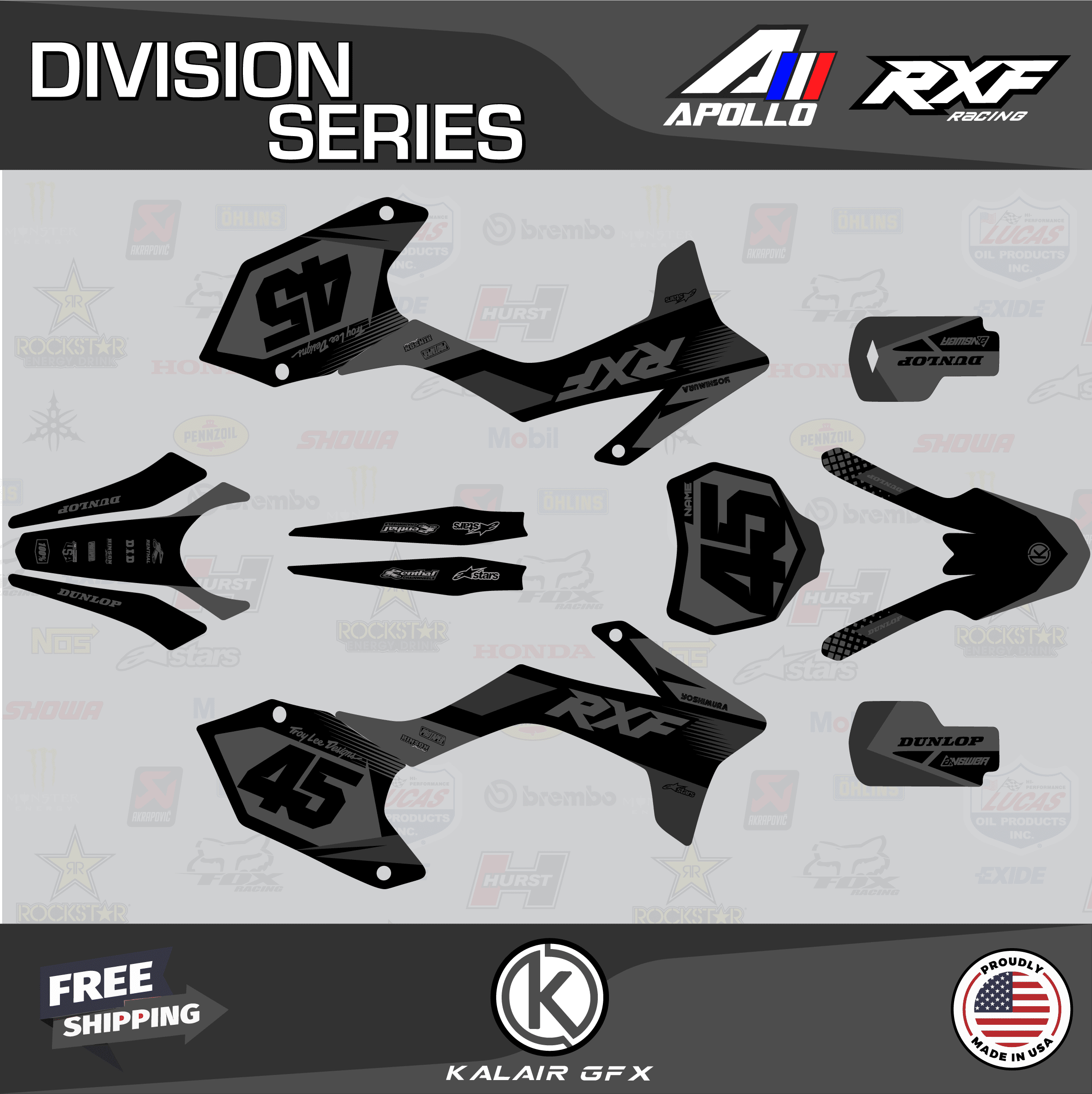 Kalair GFX Graphics Kit for Apollo RXF (All Years) Division Series ...