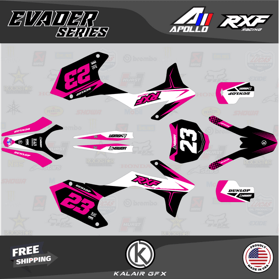 Kalair GFX Graphics Kit for Apollo RXF (All Years) Evader Series