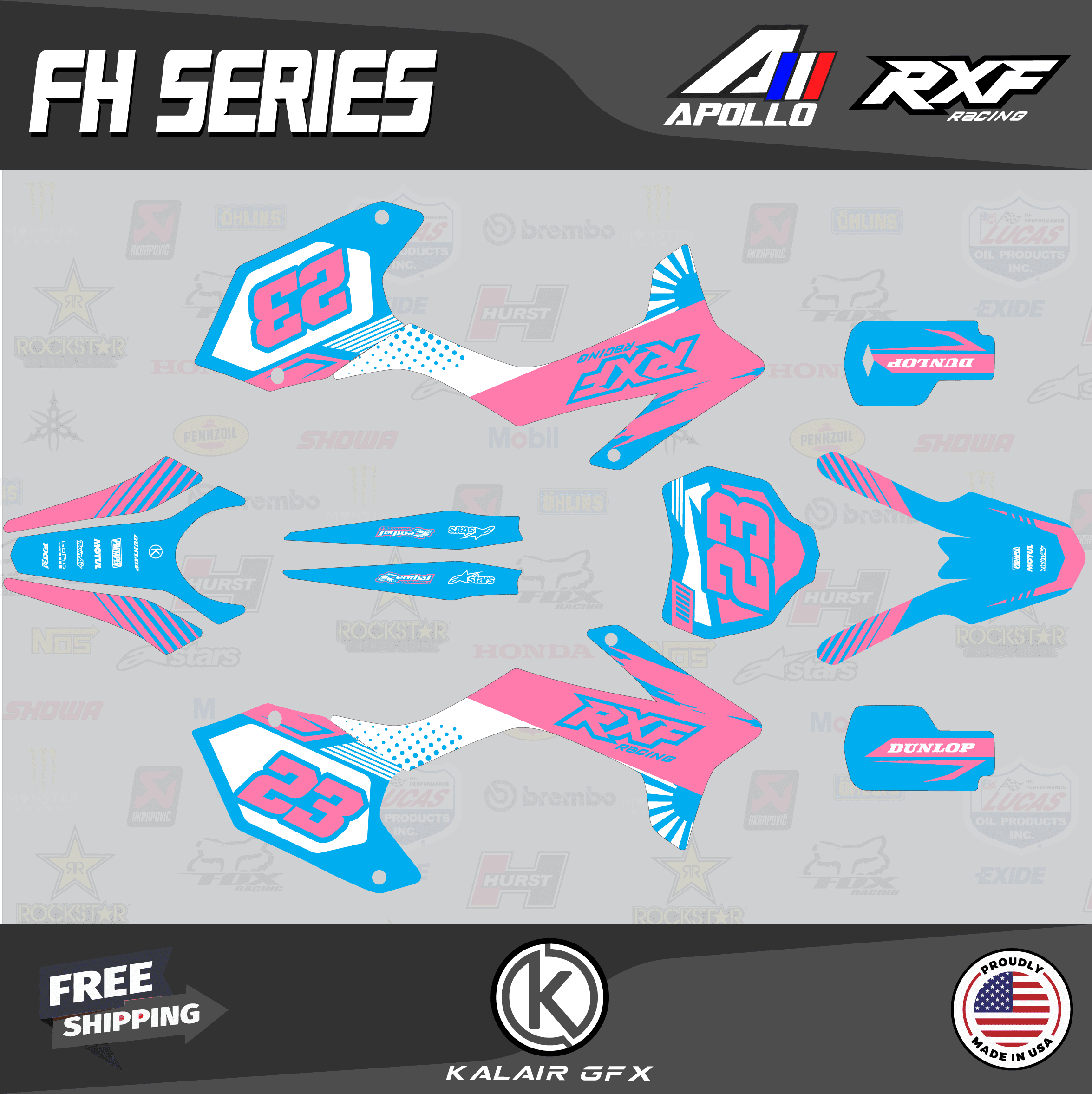 Kalair GFX Graphics Kit for Apollo RXF (All Years) Fh Series - Walmart.com