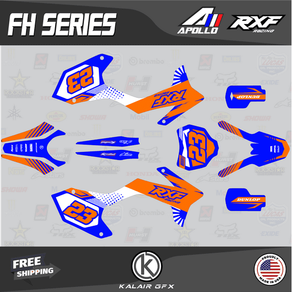 Kalair GFX Graphics Kit for Apollo RXF (All Years) Fh Series