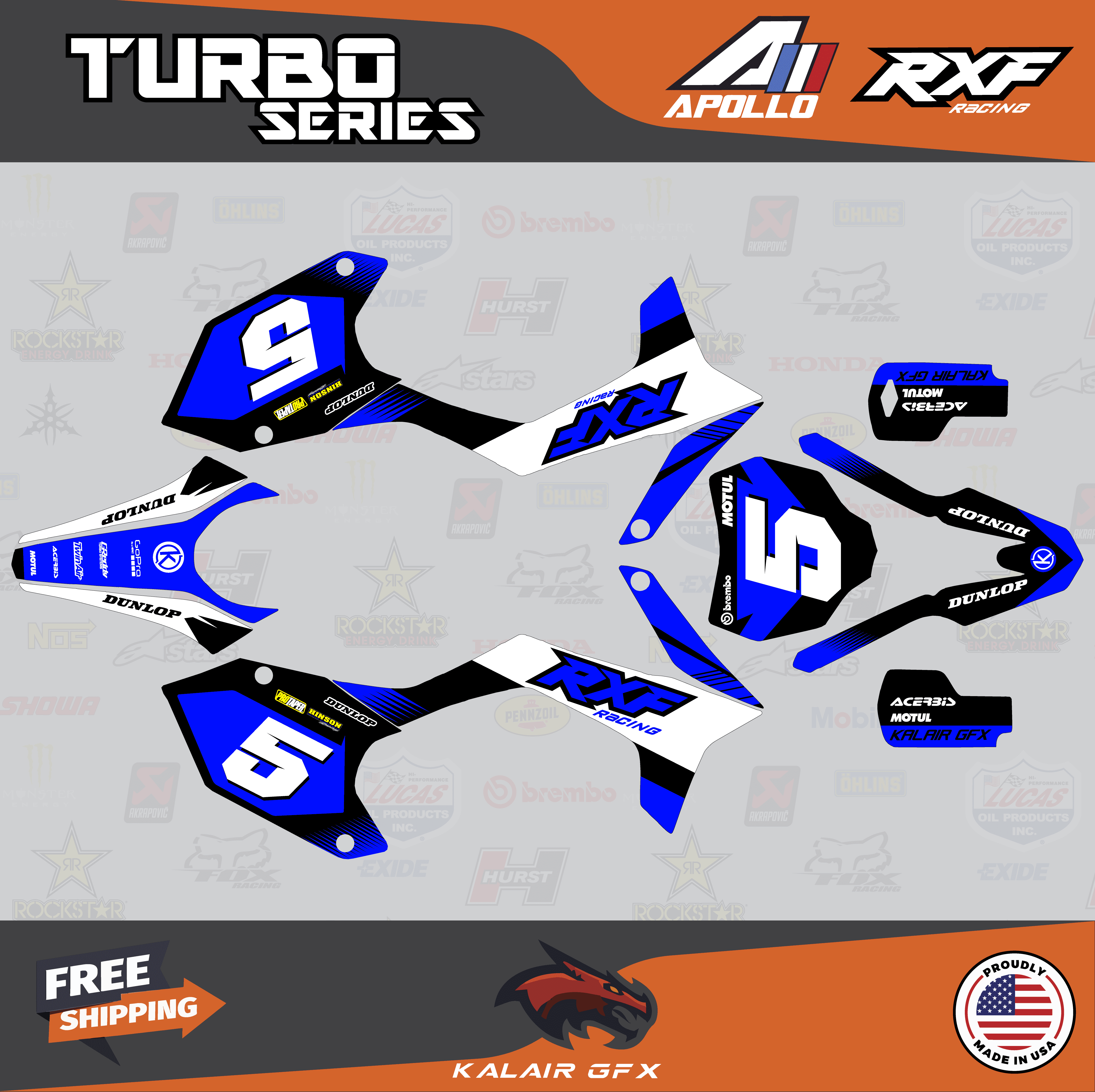 Kalair GFX Graphics Kit for Apollo RXF (All Years) Turbo Series ...