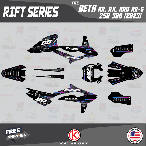 Kalair GFX Graphics Kit for Beta Xtrainer RR,RX,RR-S 250,300 (2023) Rift Series